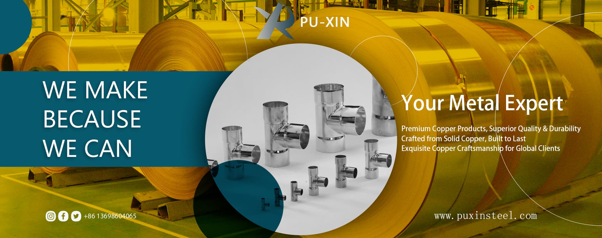 Shandong Puxin Steel - High Purity Copper Products for Industrial Applications